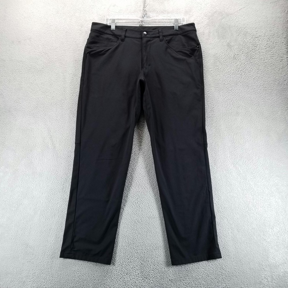 Lululemon Pants Mens 34x27 Black ABC Classic Pant Office‎ Chinos Travel